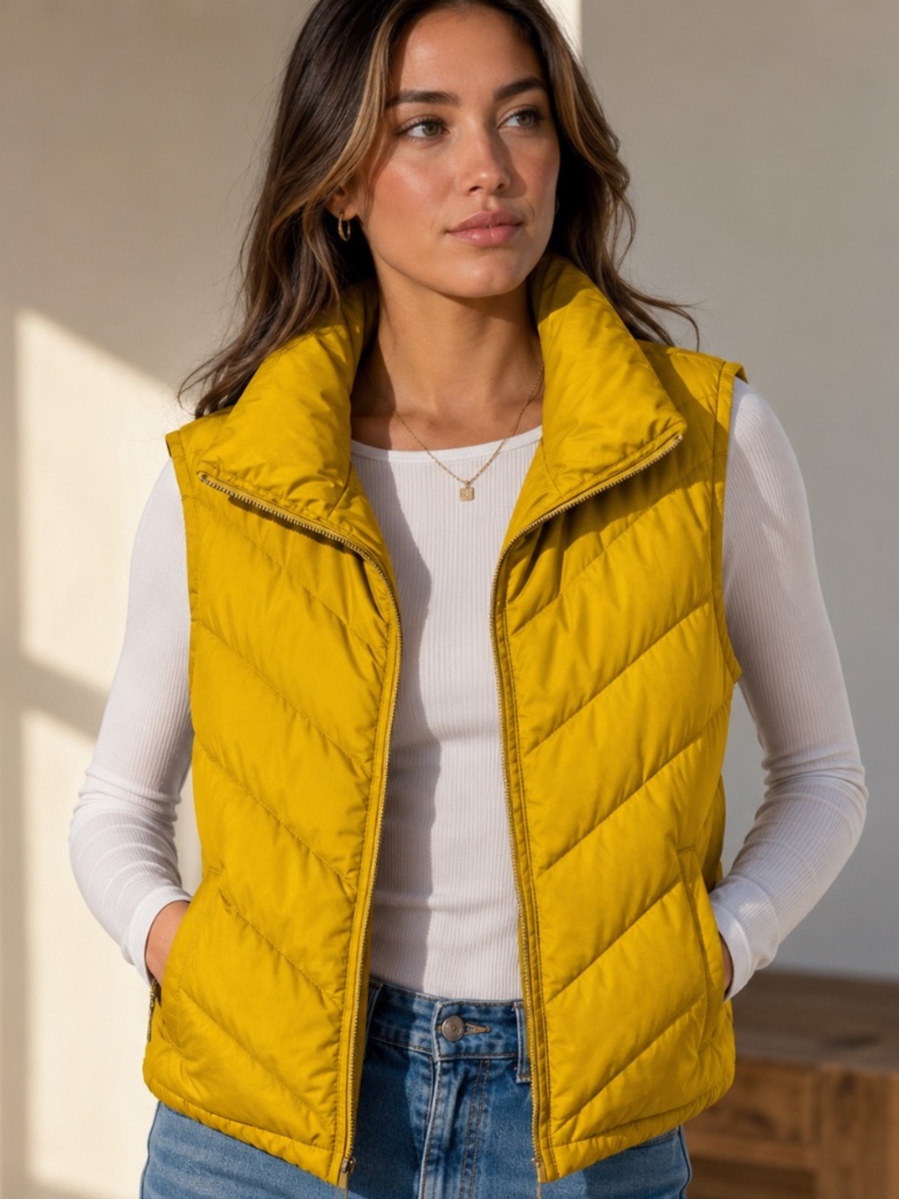 Talbots Puffer Vest in Large